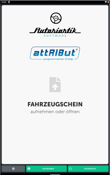 digitalisierter Fahrzeugschein